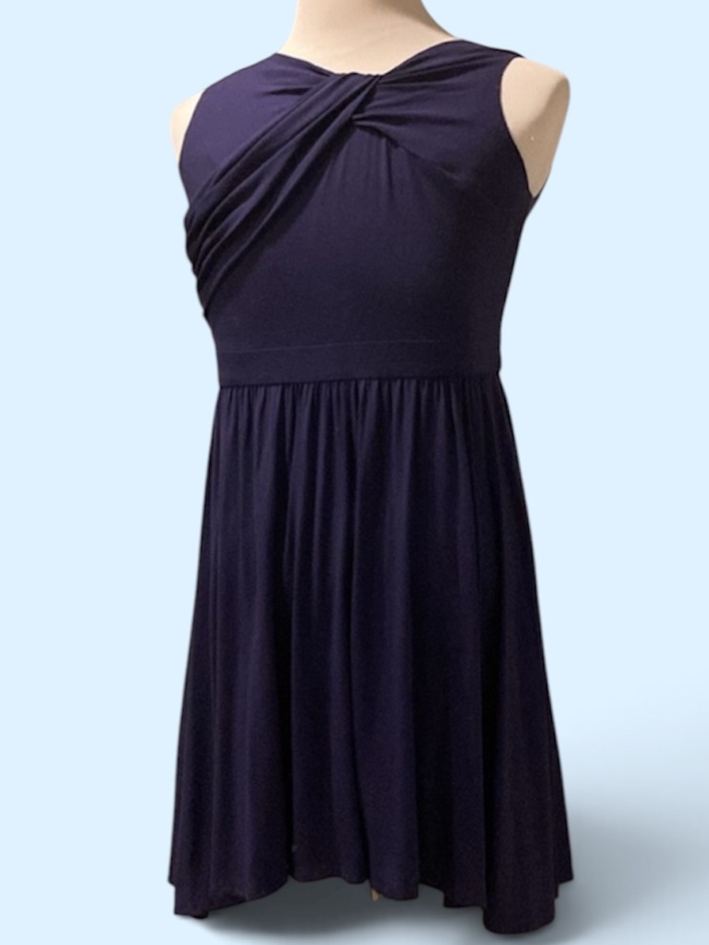 Shoshanna navy blue jersey dress